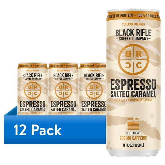 (12 pack) Black Rifle Coffee Espresso Salted Caramel 11oz
