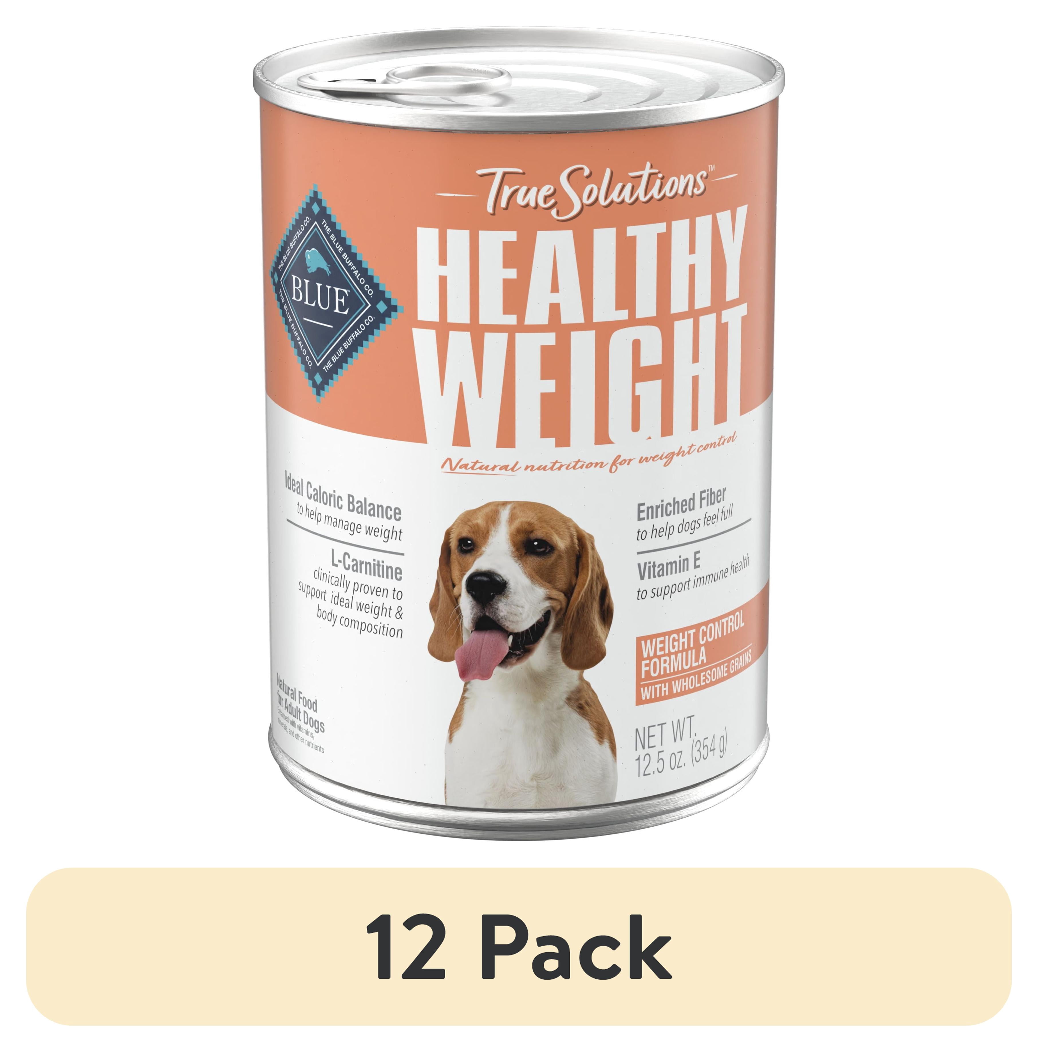 (12 pack) Blue Buffalo True Solutions Weight Control Wet Dog Food, 12.5-oz. Can