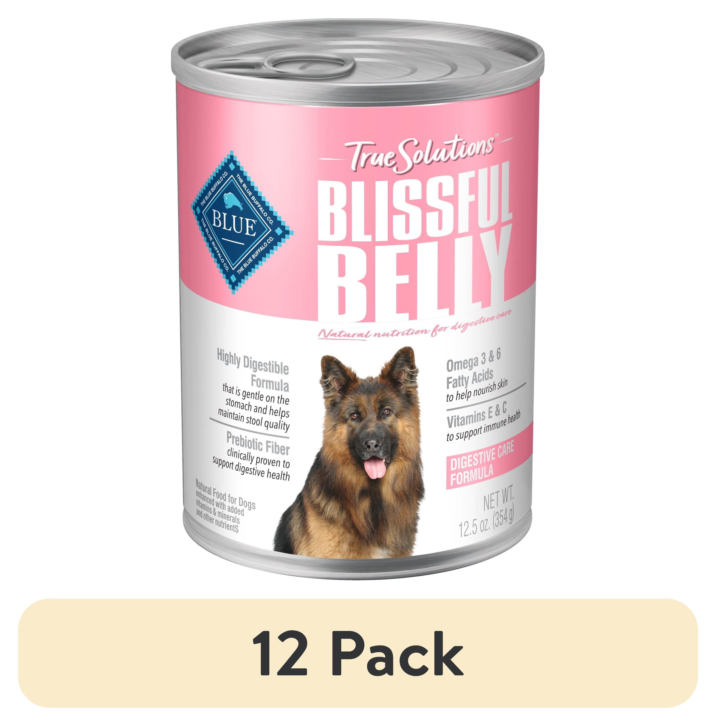(12 pack) Blue Buffalo True Solutions Digestive Care Wet Dog Food, 12.5-oz. Can