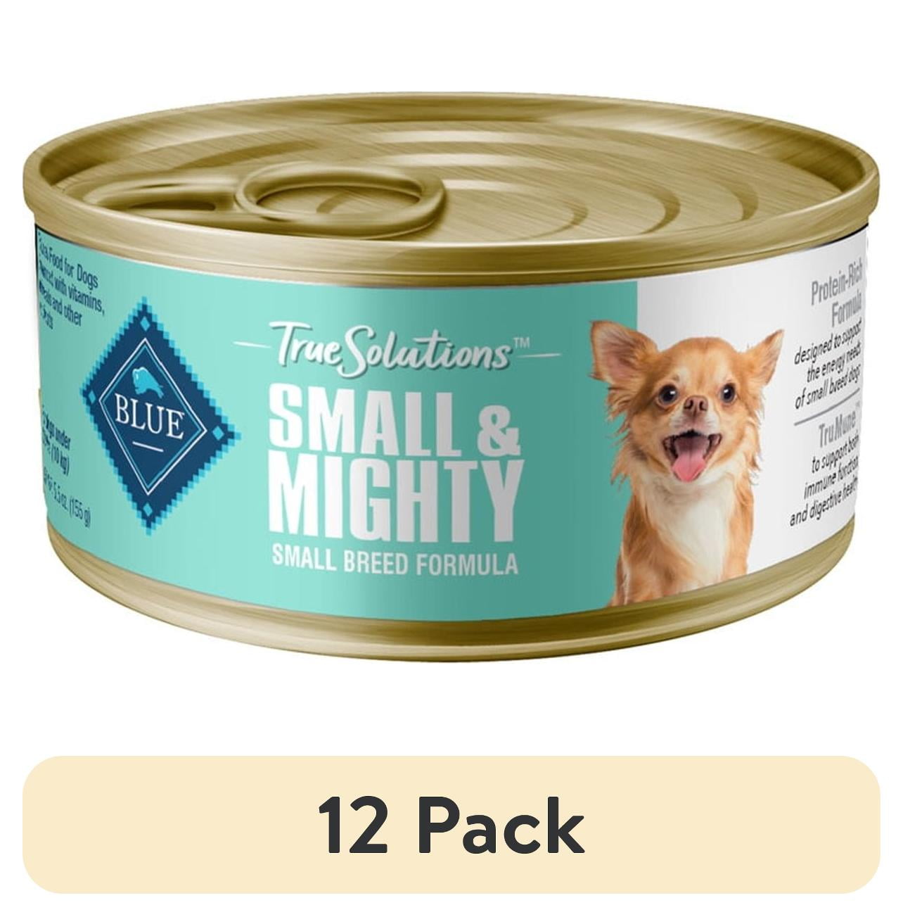 (12 pack) Blue Buffalo True Solutions Small Breed Senior Care Wet Dog Food, 5.5-oz. Can