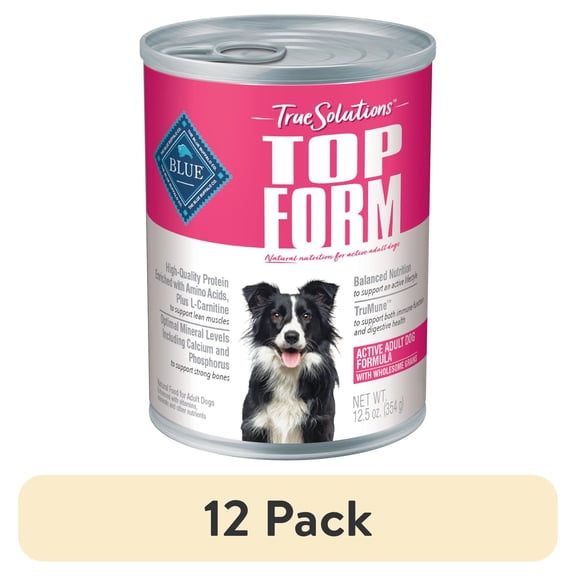 (12 pack) Blue Buffalo True Solutions Active Dog Wet Dog Food, 12.5-oz. Can