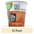 thumbnail image 1 of (12 pack) CHEF WOO Roasted Chicken Ramen Cup High Protein Noodles (2.5 oz), 20g of Animal-free, Bioavailable Protein, .&nbsp;, 1 of 16