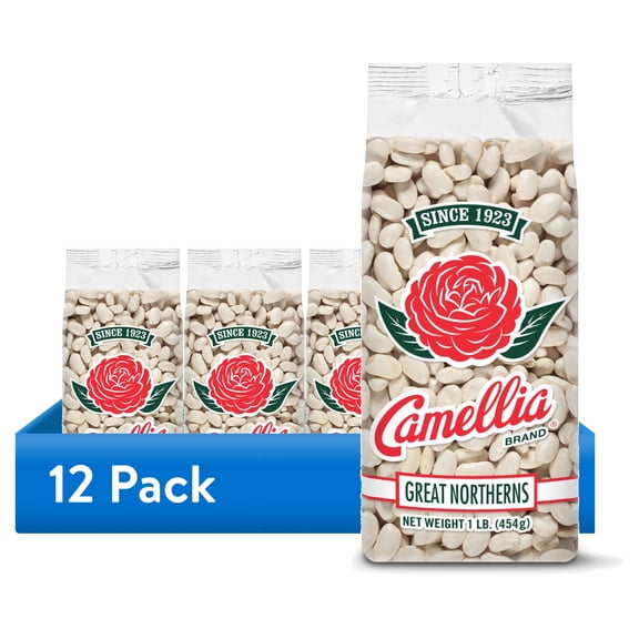 (12 pack) Camellia Brand Great Northerns 1 lb