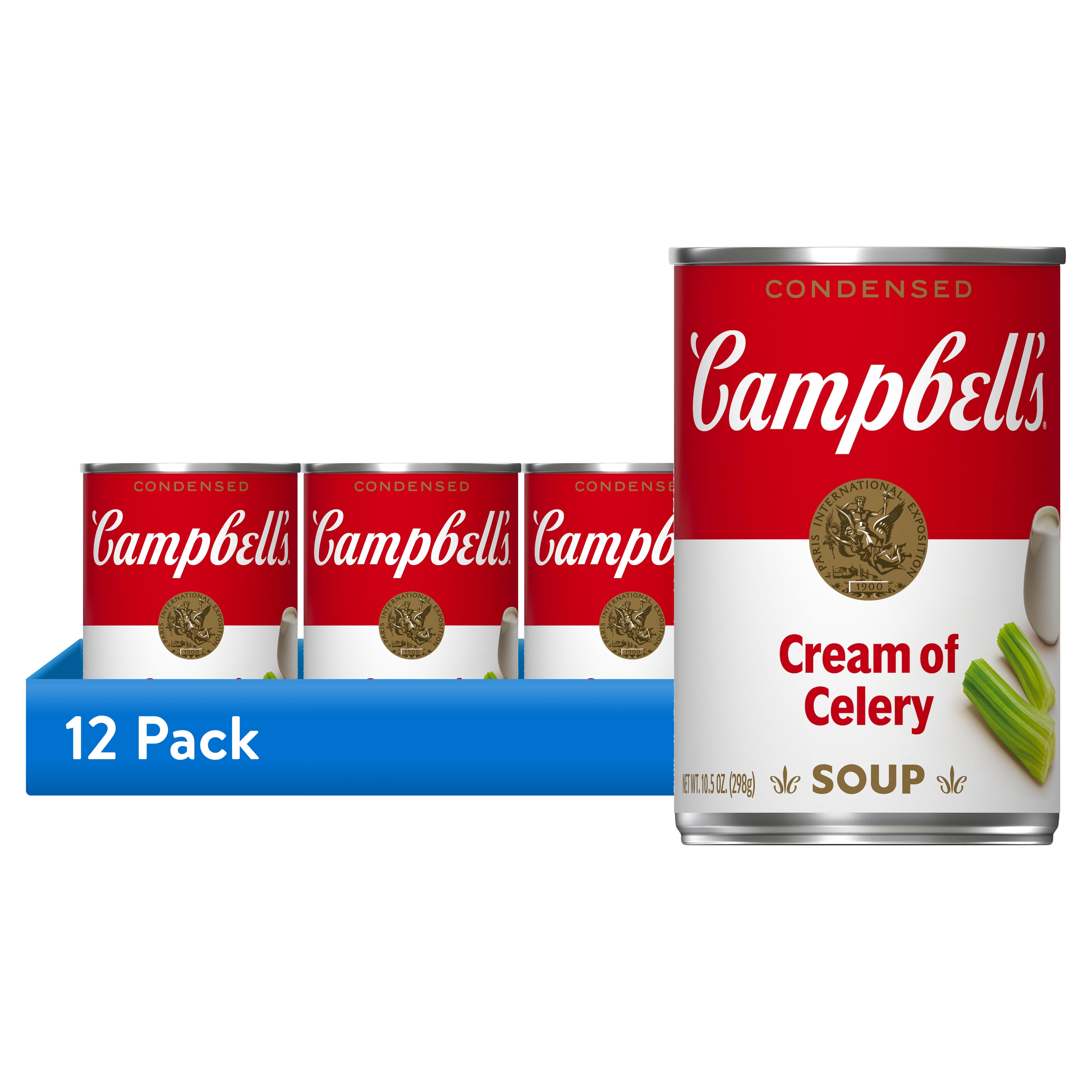 (12 pack) Campbell's Condensed Cream of Celery Soup, 10.5 oz Can