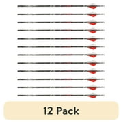 12 pack Carbon Express Terminator Hunter 55-70 lb Draw Arrow, 30, Black