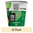 thumbnail image 1 of (12 pack) Chef WOO Spicy Tequila Lime Ramen, High Protein Noodles, 20g of Animal-free, Bioavailable Protein, 2.5 oz Cup, 1 of 13