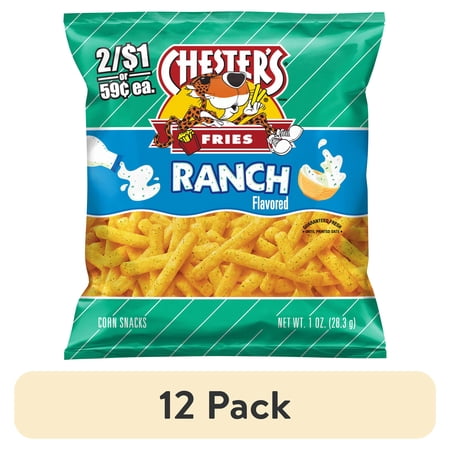 (12 pack) CHESTER'S RANCH FRIES 1.0OZ