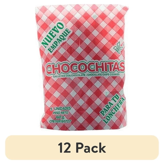 (12 pack) Chocochita Chocolate Chip Cookies 5 Pack