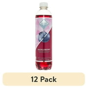 (12 pack) Clear American Huckleberry Sparkling Water, 17 fl oz Bottle