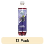 (12 pack) Clear American Black Raspberry Sparkling Water, 17 fl oz Bottle