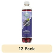 (12 pack) Clear American Black Raspberry Sparkling Water, 17 fl oz Bottle