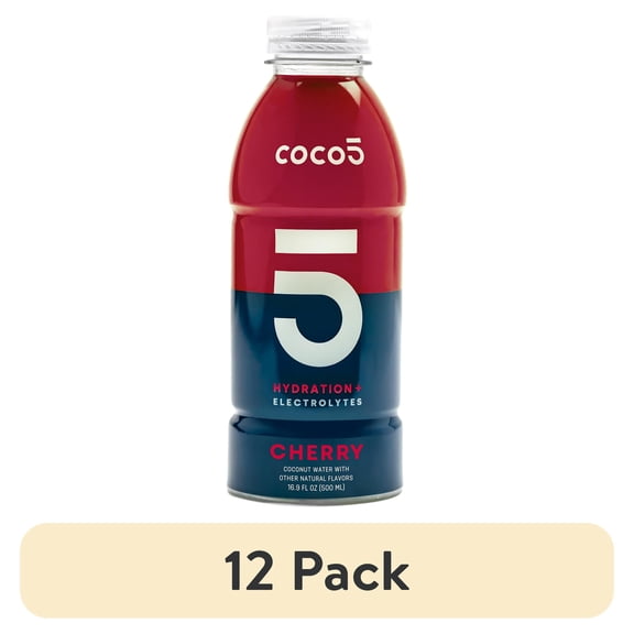 (12 pack) Coco5 Cherry Coconut water