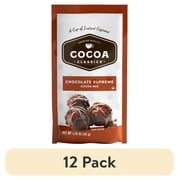 (12 pack) Cocoa Classics Chocolate Supreme Cocoa Mix, Hot Chocolate, Made with Nonfat Milk, Just Add Hot Water, Make Hot or Iced Cocoa, Gluten Free & Kosher Dairy Friendly, 1, 1.25oz Packet