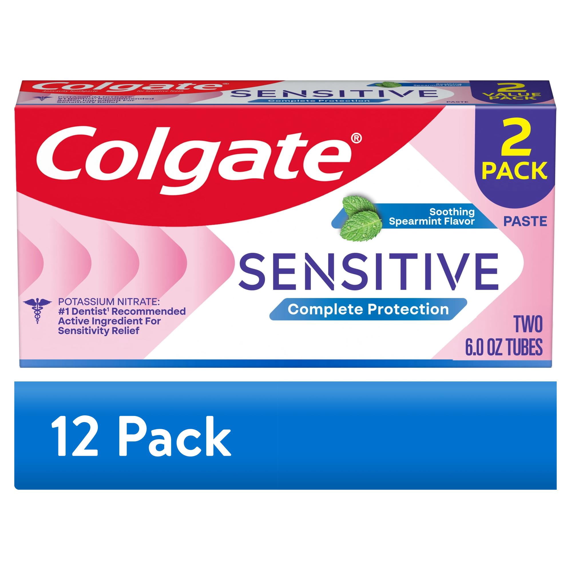 (12 pack) Colgate Sensitive Toothpaste, Complete Protection, Mint Clean - 6 Ounce, Pack of 2