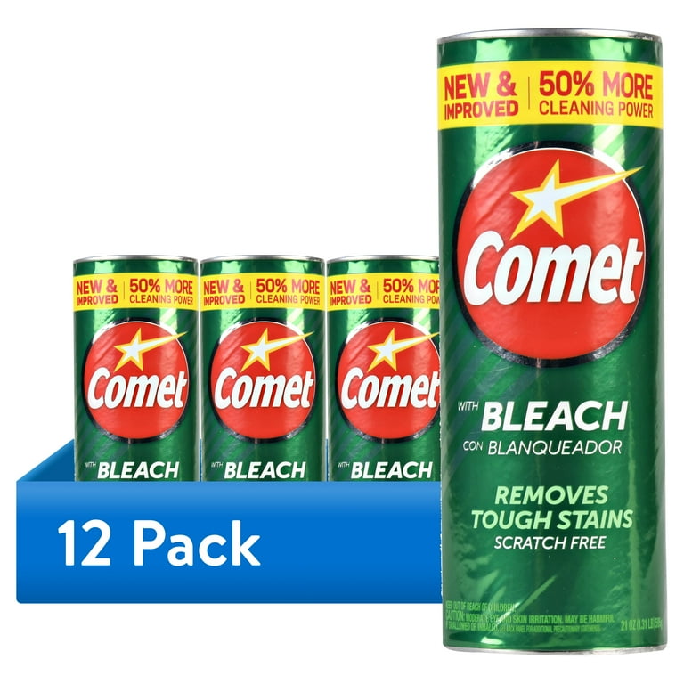 12 pack) Comet Cleaning Powder With Bleach, 12 Pack, 21 Oz
