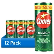 (12 pack) Comet Cleaning Powder With Bleach, 12 Pack, 21 Oz, Multipurpose Household Cleaner