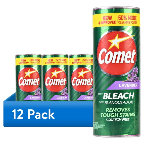 (12 pack) Comet® Lavender Scented All Purpose Cleaning Powder with Bleach 21oz
