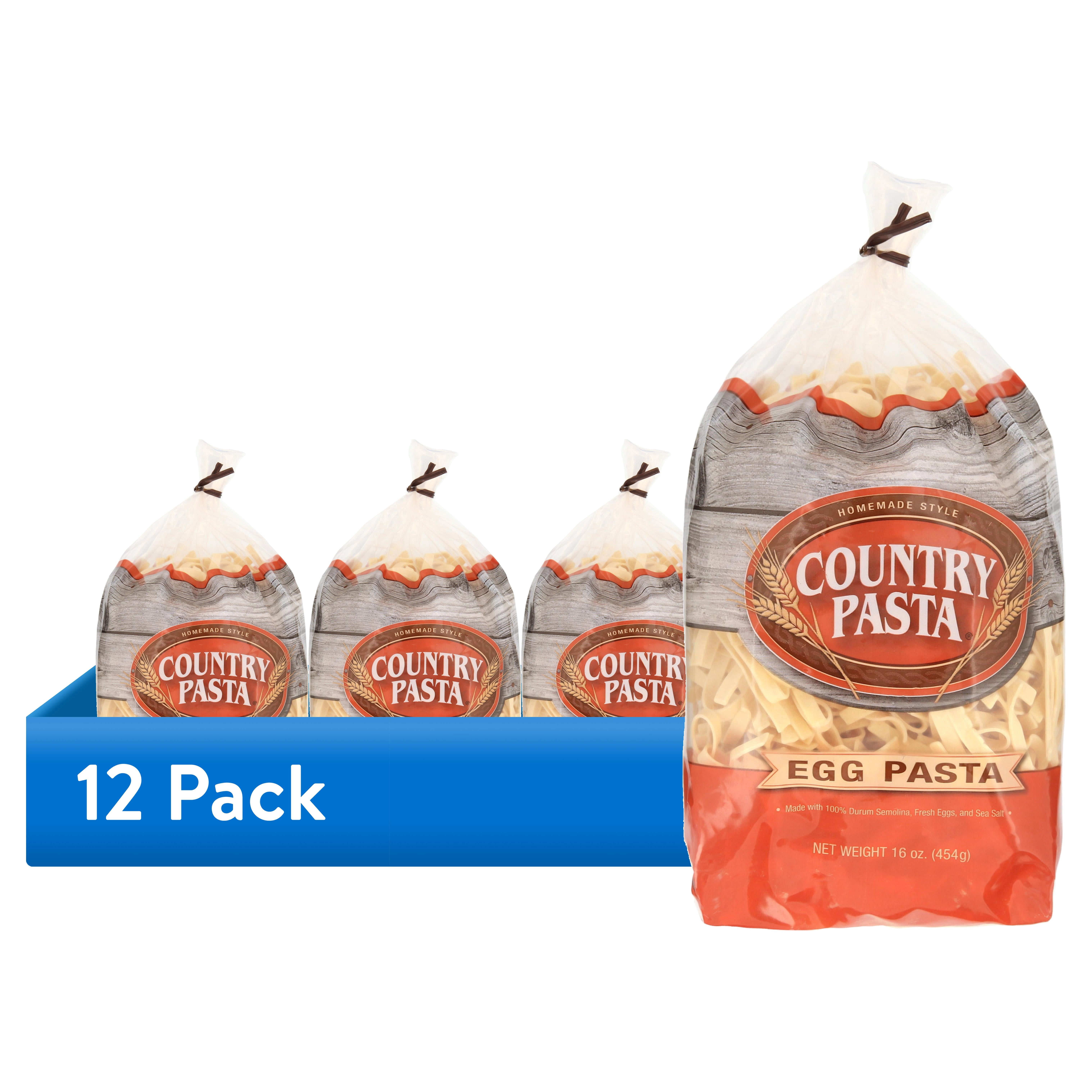 (12 pack) Country Pasta Homemade Style Egg Pasta, 16 oz