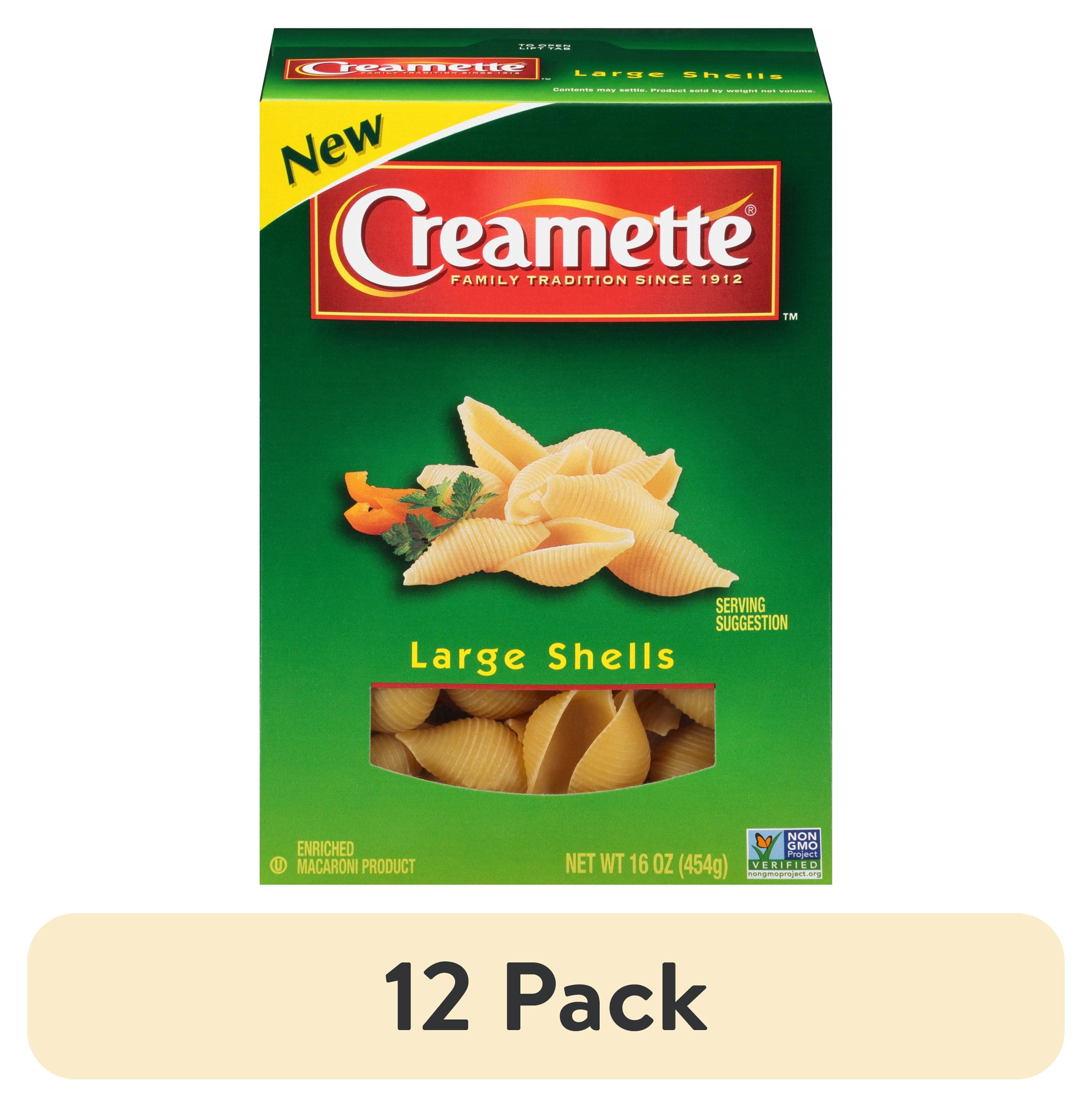 (12 pack) CreametteÃÂ® Large Shells 16 oz. Box