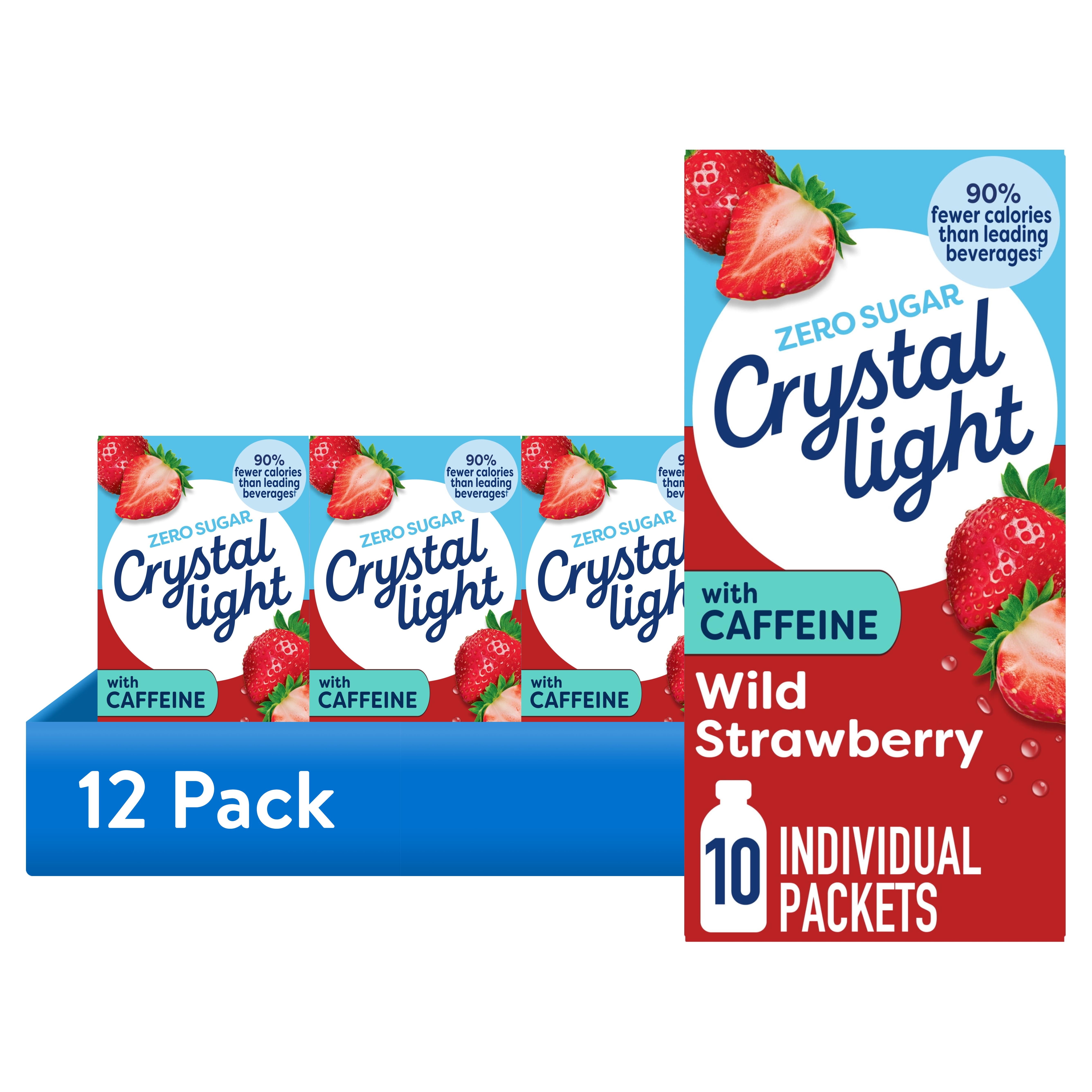 12 pack) Crystal Light Wild Strawberry Artificially Flavored