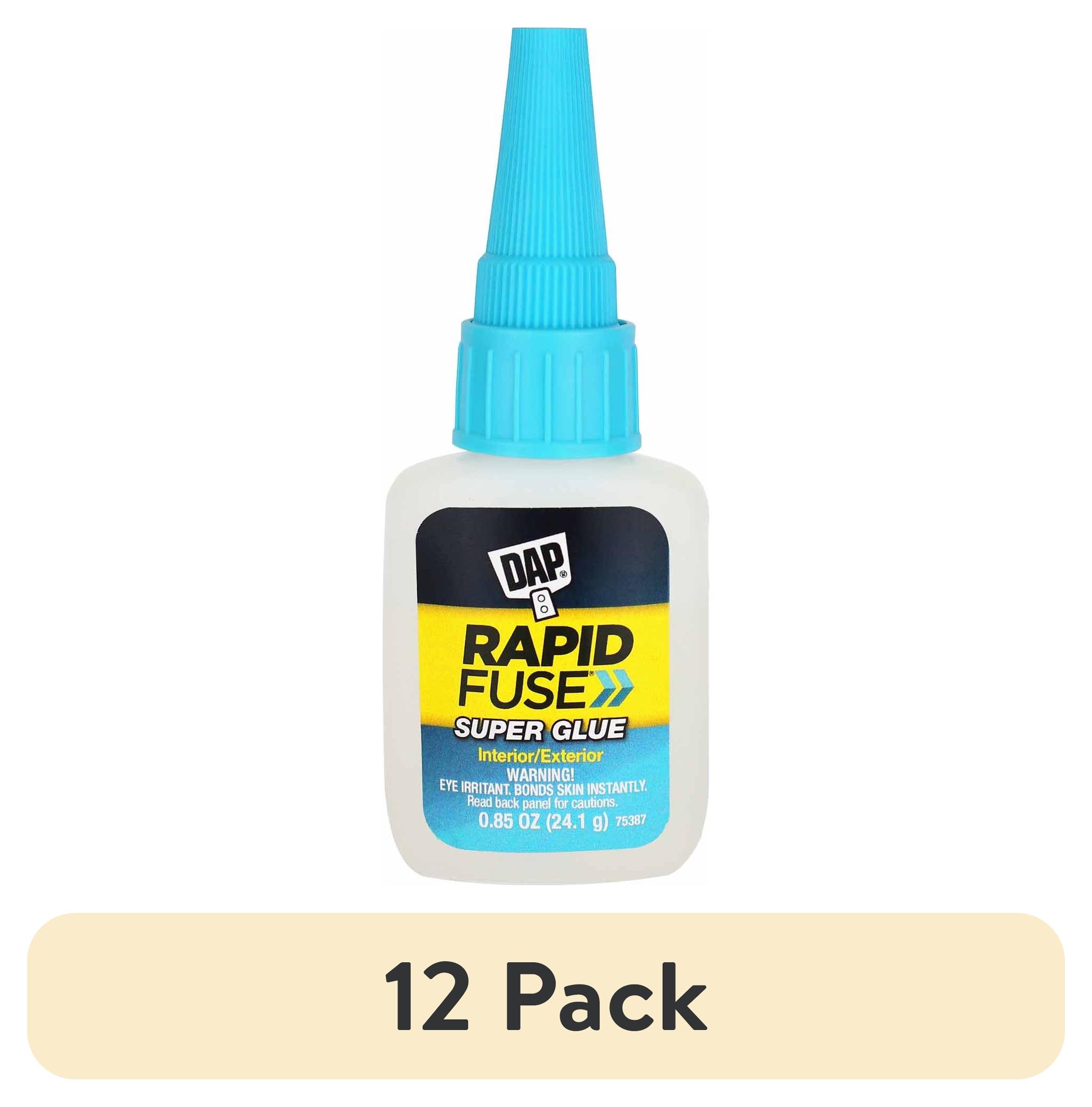 (12 pack) DAP RapidFuse® Super Glue Adhesive .85oz Clear Single pack