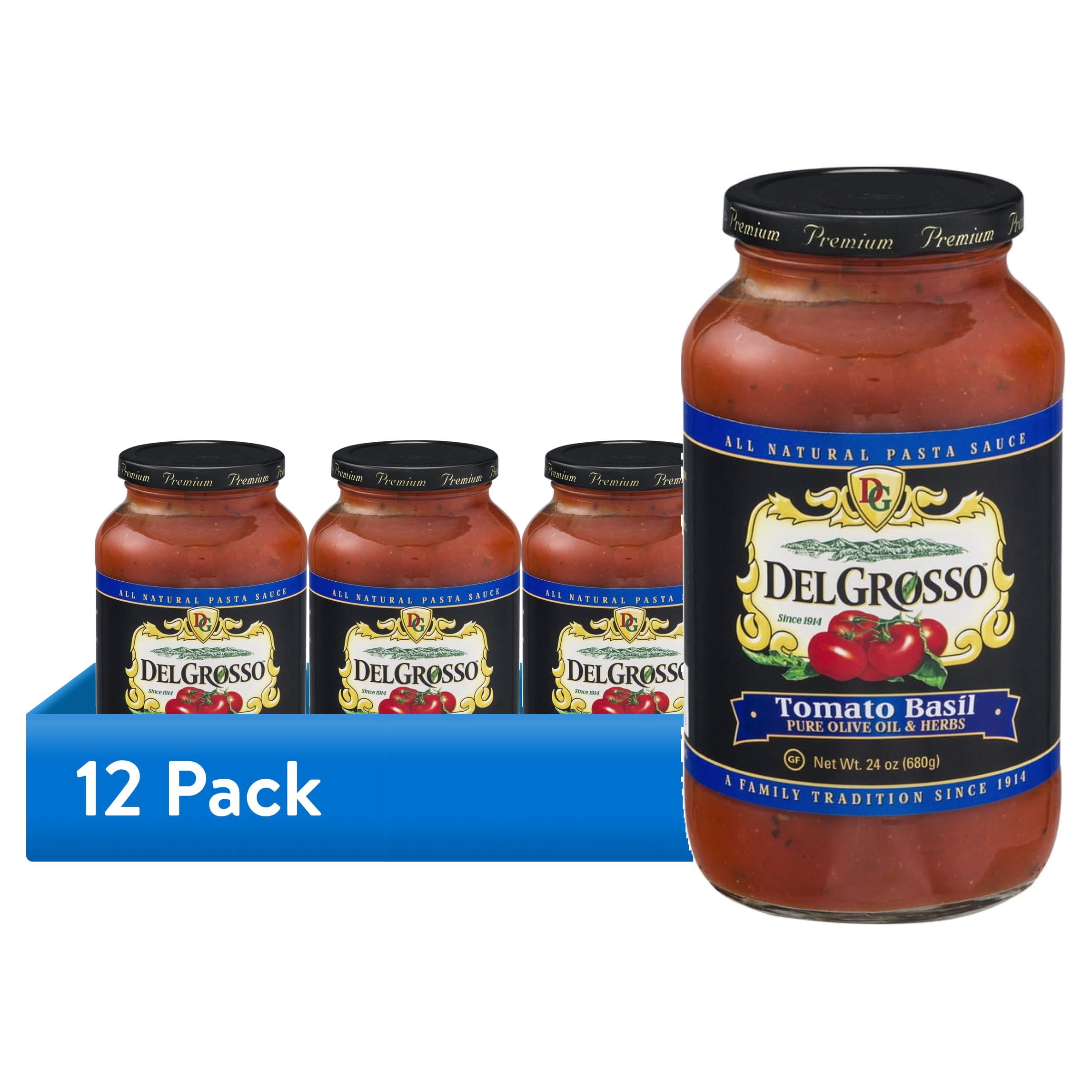 (12 pack) Del Grosso 24oz. Tomato Basil