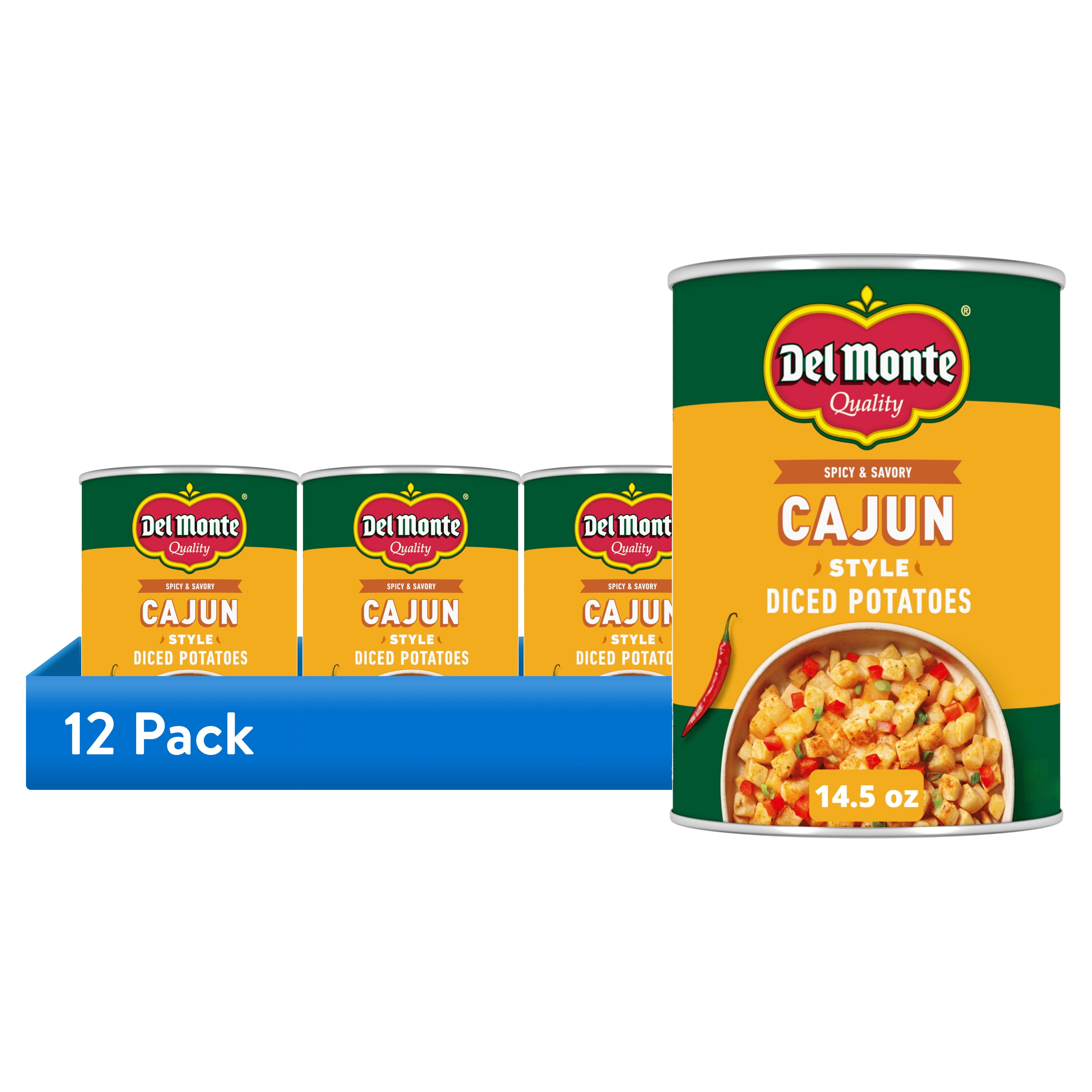 (12 pack) Del Monte® Cajun Style Diced Potatoes, 14.5 oz. Can
