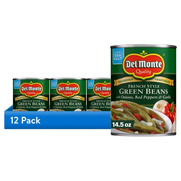 (12 pack) Del Monte French Style Green Beans, 14.5 oz