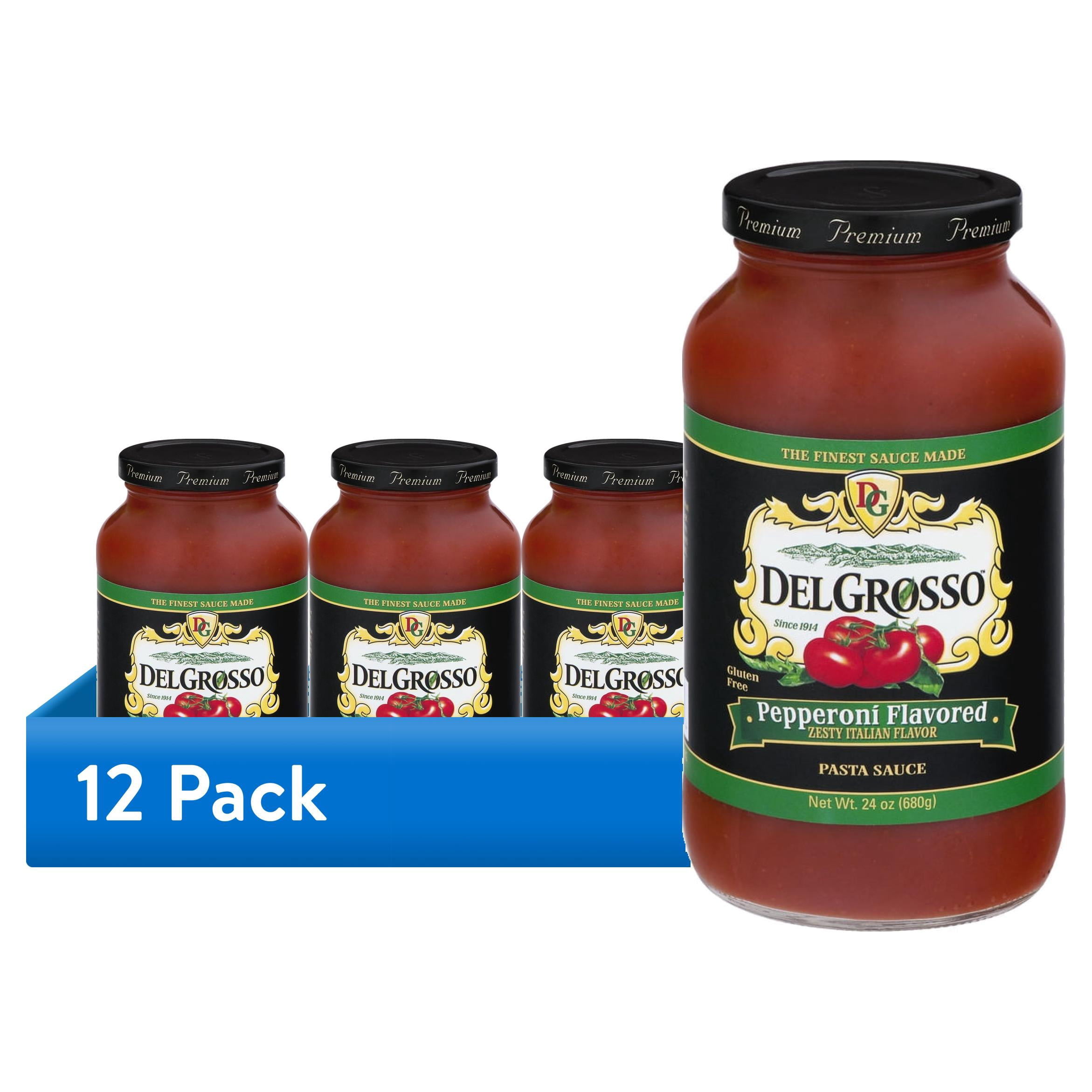 12 pack) DelGrosso Pasta Sauce Pepperoni Flavored - Walmart.com