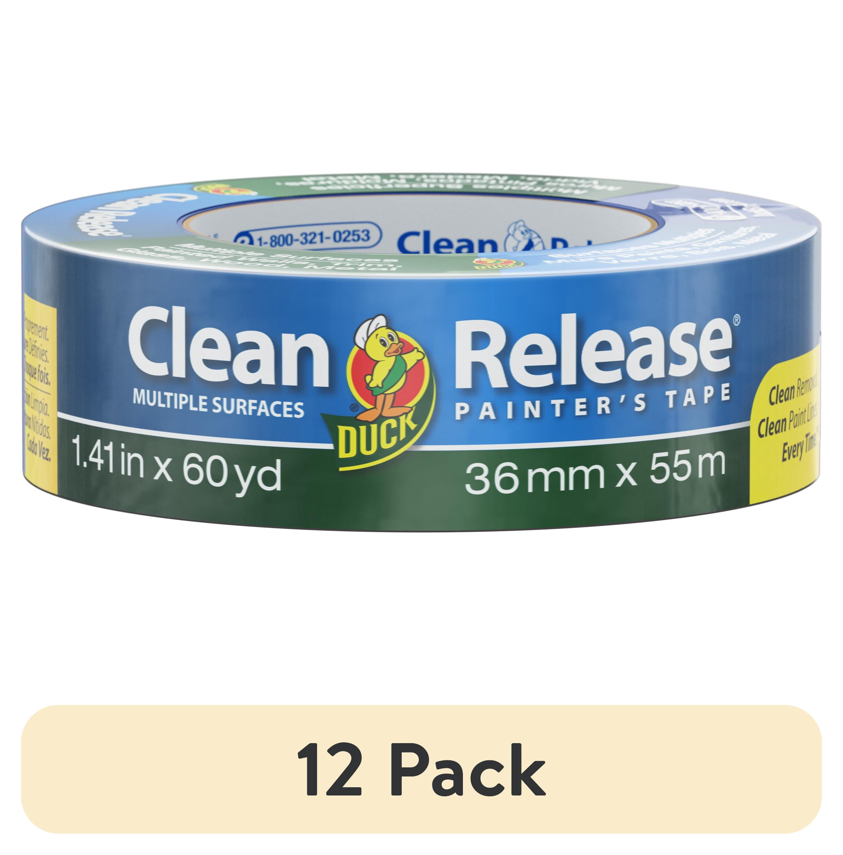(12 pack) Duck Clean Release 1.41 in. x 60 yd. Blue Painter's Tape
