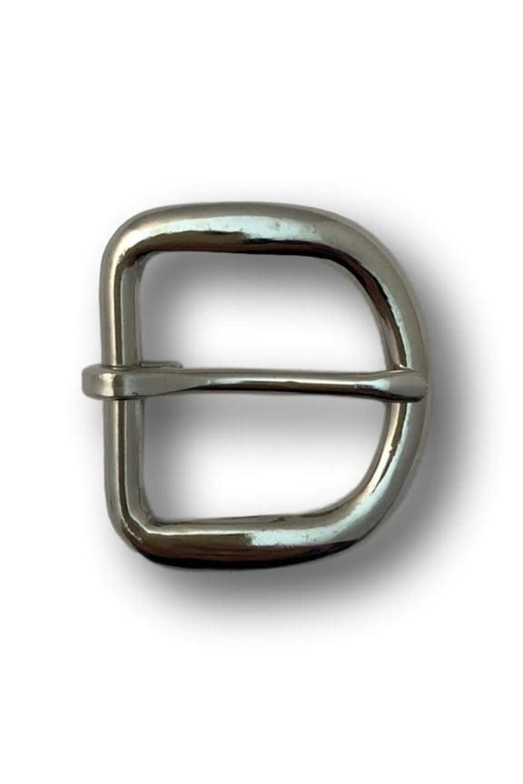 12 pack Economy Nickle Rounded Belt Buckles - 1.25" or 1"