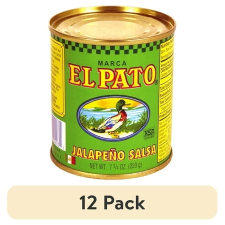 (12 pack) El Pato Green Jalapeno Sauce, 7.75 oz
