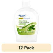 (12 pack) Equate Liquid Hand Soap, Aloe Vera, with Moisturizers, 7.5 fl oz, Compare to Softsoap® Soothing Aloe Vera Moisturizing Hand Soap