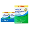 thumbnail image 1 of (12 pack) Equate Multi-Purpose Solution for Soft Contact Lenses, 24 fl oz (2x12 fl oz), Compare to Opti-Free Replenish, 1 of 8