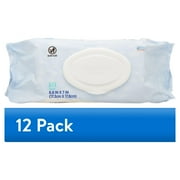 (12 pack) Equate Sensitive Fragrance and Dye-Free Wipes, 72 Count