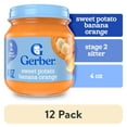 thumbnail image 1 of (12 pack) Gerber 2nd Foods Natural for Baby Baby Food, Sweet Potato Banana Orange, 4 oz Jar, 1 of 17