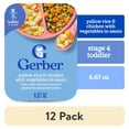 thumbnail interactive-video image 1 of (12 pack) Gerber Toddler Food, Yellow Rice & Chicken, Mealtime for Toddler 6.67 oz, 1 of 17