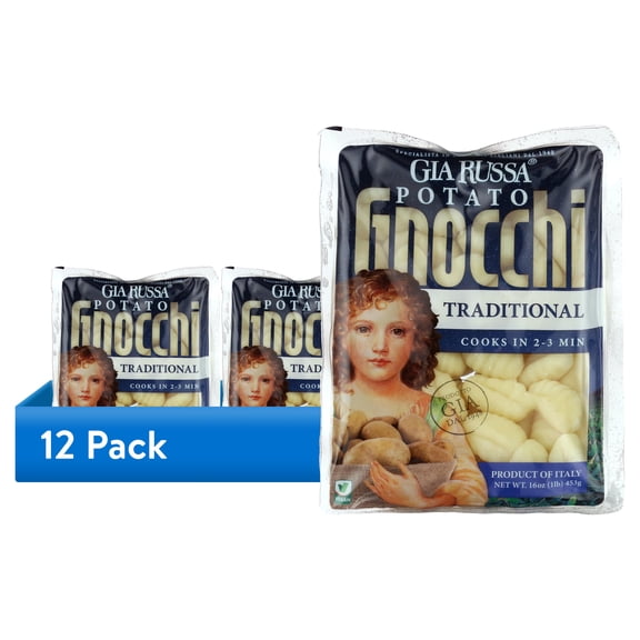 (12 pack) Gia Russa Gnocchi with Potato, 16 oz