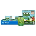 thumbnail image 1 of (12 pack) GoGo squeeZ No Sugar Added Apple Applesauce & Fruit Puree Pouches, 3.2 oz (4 Pack), 1 of 18