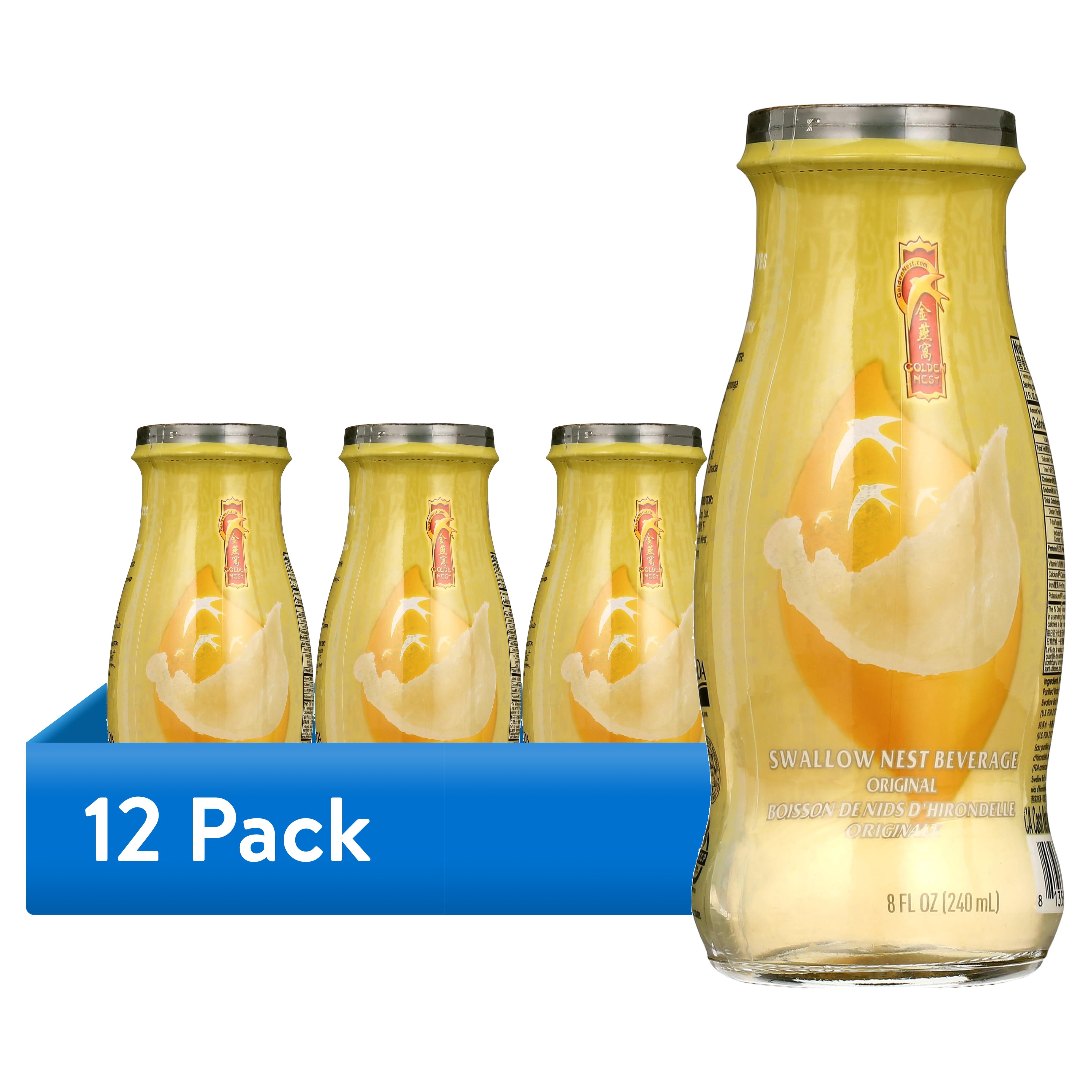 (12 pack) Golden Nest Swallow Nest Beverage 8oz (240ml) glass bottles