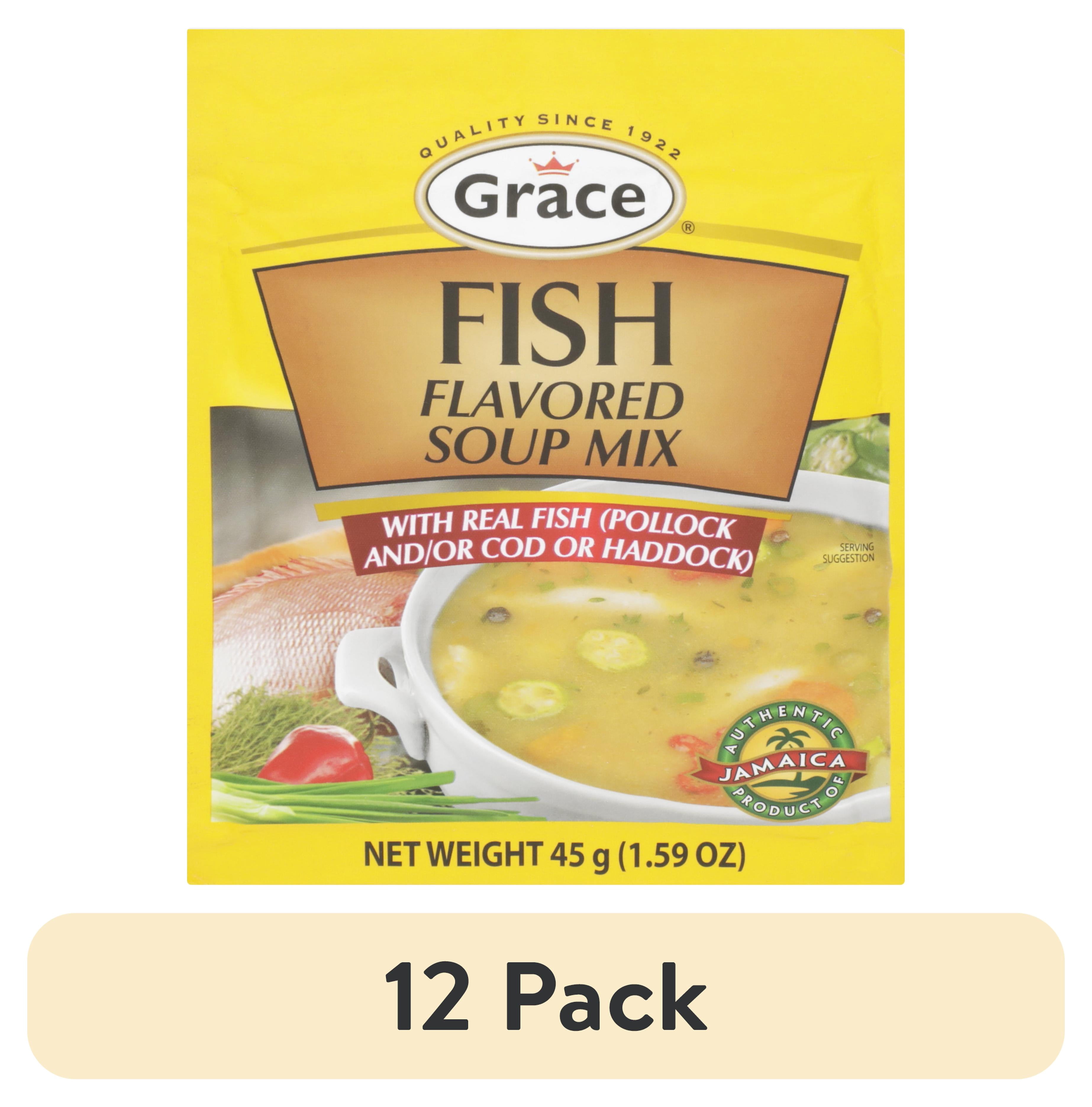 (12 pack) Grace Fish Flavored Soup Mix, 1.59 oz