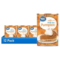 12-Pack 15-Oz Great Value 100% Pure Pumpkin