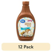 (12 pack) Great Value Caramel Syrup, 22 oz