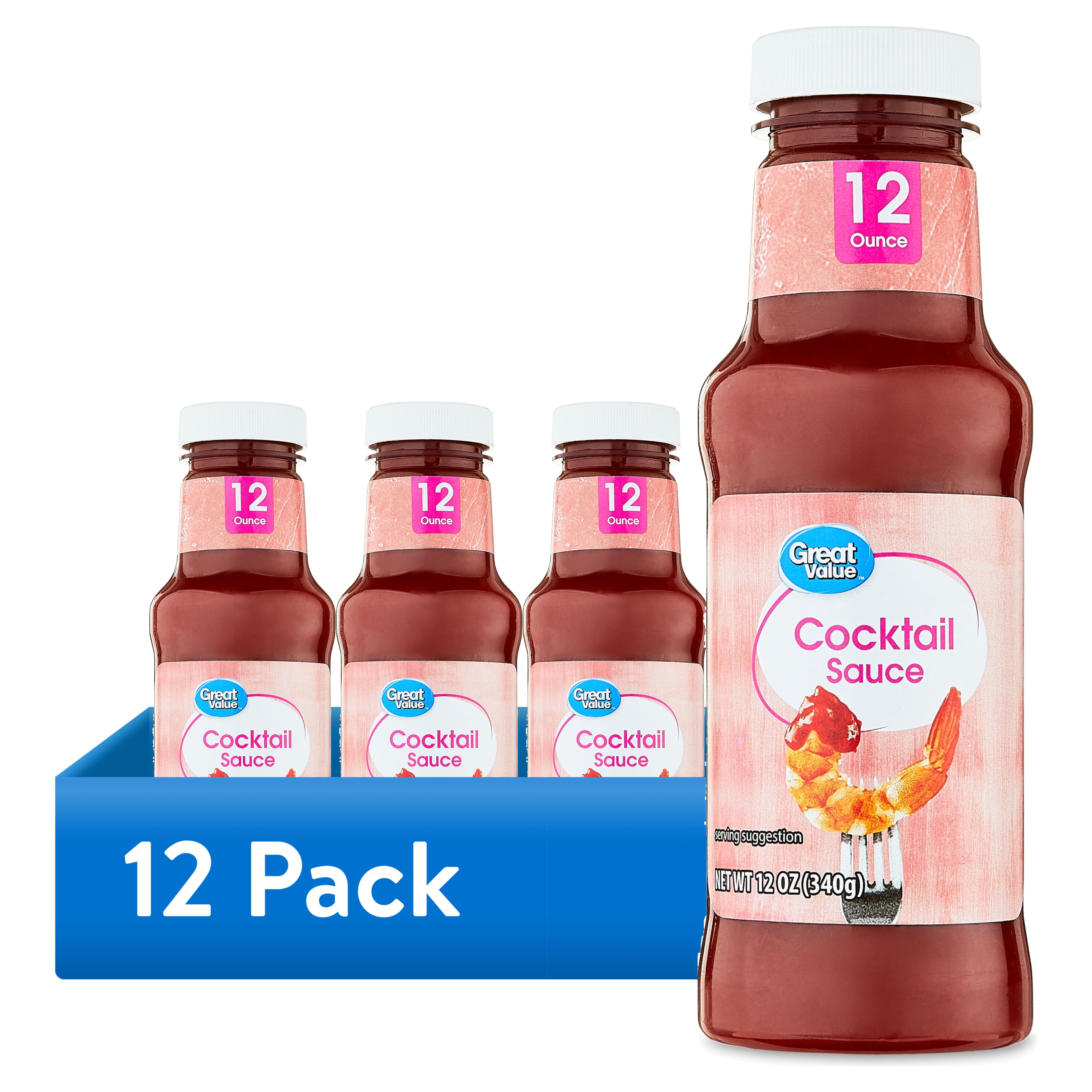 (12 pack) Great Value Seafood Sauce Zesty, 12 oz
