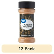 (12 pack) Great Value Kosher Ground Cinnamon, 2.5 oz