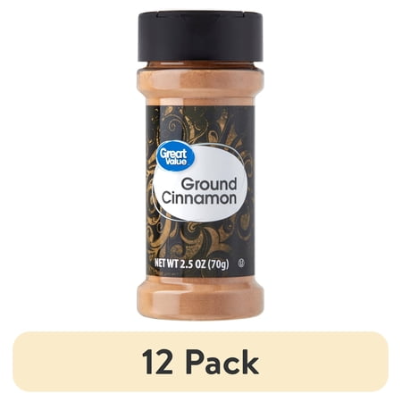 (12 pack) Great Value Kosher Ground Cinnamon, 2.5 oz