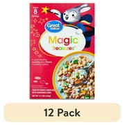 (12 pack) Great Value Magic Treasures Whole Grain Oat with Marshmallow Breakfast Cereal, 11.5 oz