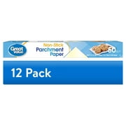 12 pack Great Value Non-Stick Parchment Paper, 50 sq ft