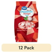 (12 pack) Great Value Peppermint Starlight Mints Hard Candy, 36 oz