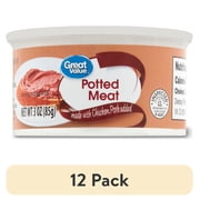 (12 pack) Great Value Potted Meat, 3 oz